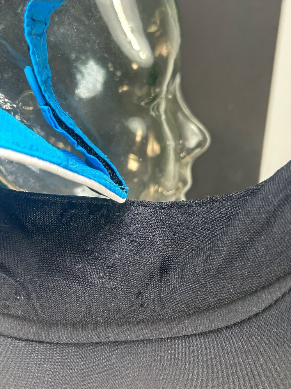 Nike Blue Visor with White Swoosh - Picture 6 of 6